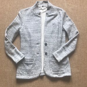 Grey cotton blazer
